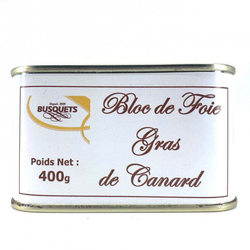 Bloc de Foie gras de Canard 400g