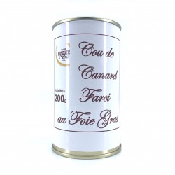 Cou de canard farci au foie gras 200 grs