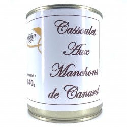 Cassoulet aux manchons de canard 840 grs